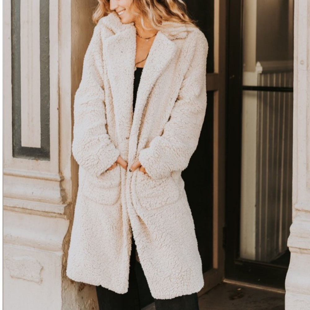 Teddy over sized coat.